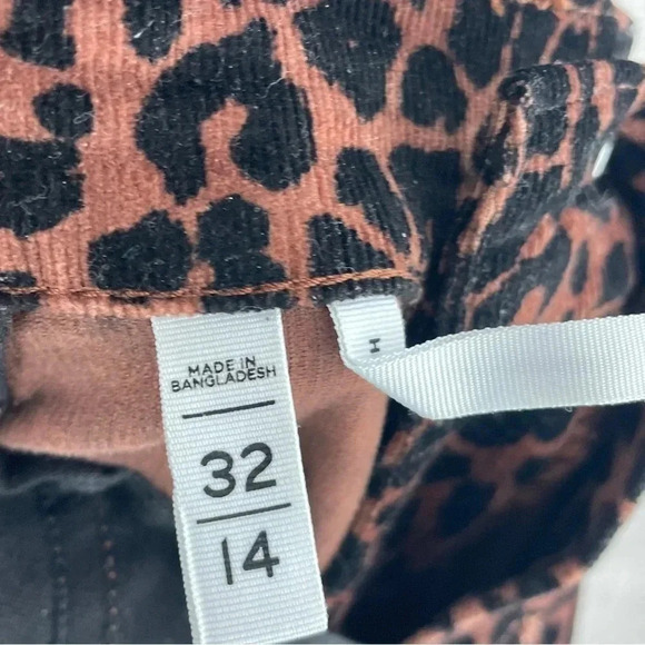 Loft Womens Size 14 High waist skinny pants animal print 3265 - Picture 11 of 12